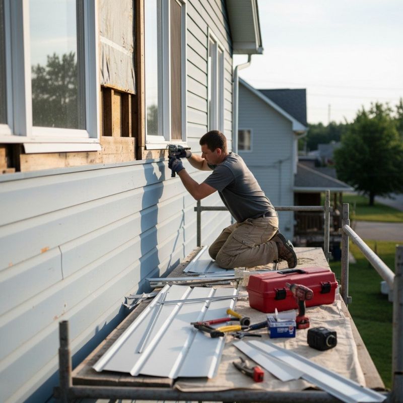 Aluminum Siding Installation
